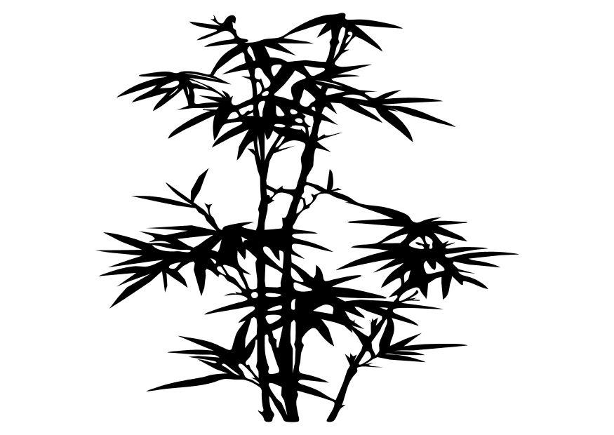 bambu Målarbild bambu