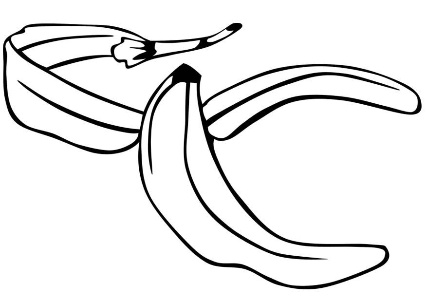 bananskal Målarbild bananskal