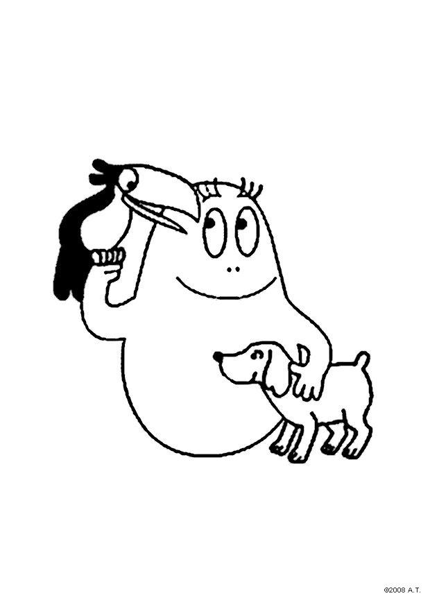 barbapapa och hans vA¤nner Målarbild barbapapa och hans vA¤nner