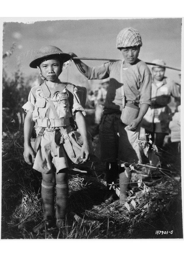 barnsoldat Foto barnsoldat