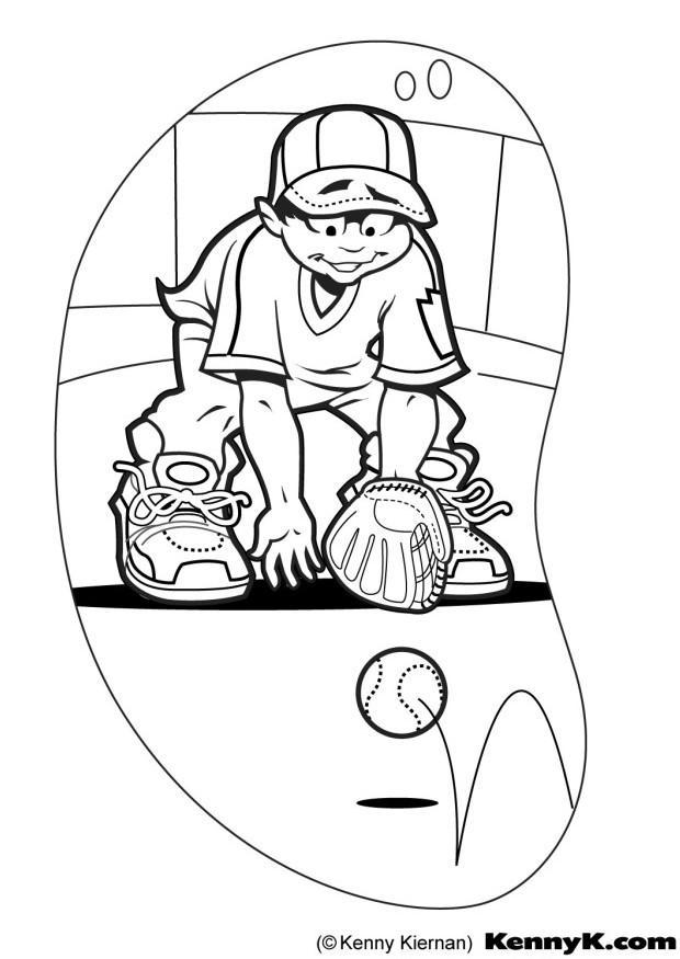 baseball Målarbild baseball