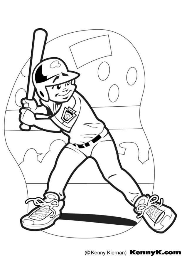 Målarbild baseball