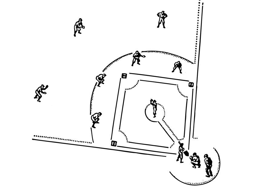 baseboll Målarbild baseboll