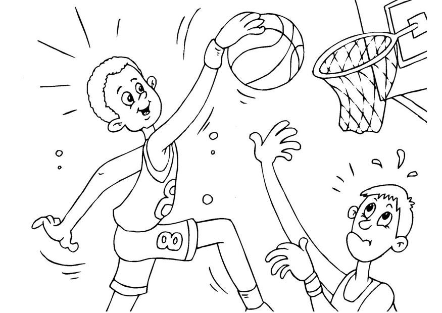 basket Målarbild basket