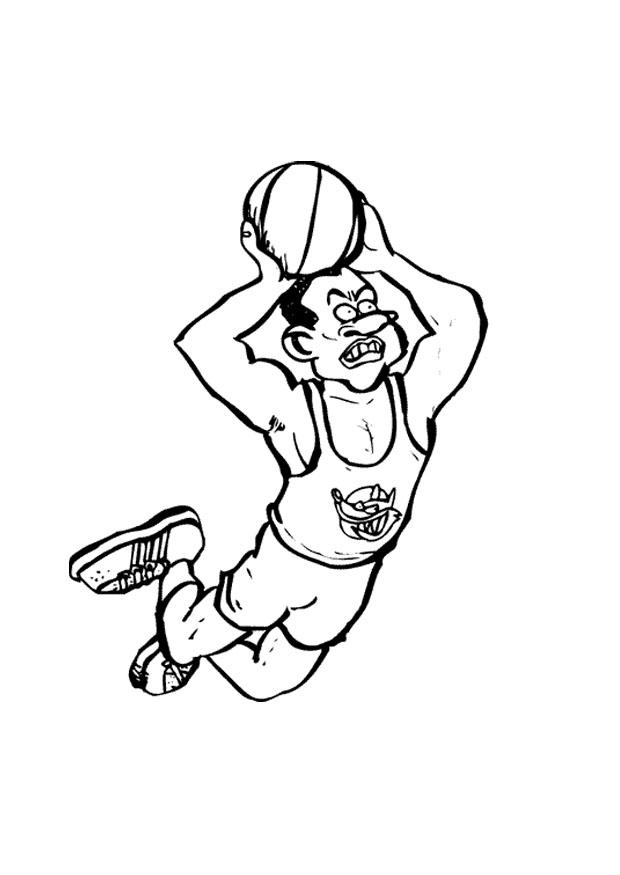 Målarbild basket
