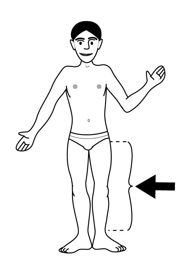 ben Målarbild ben