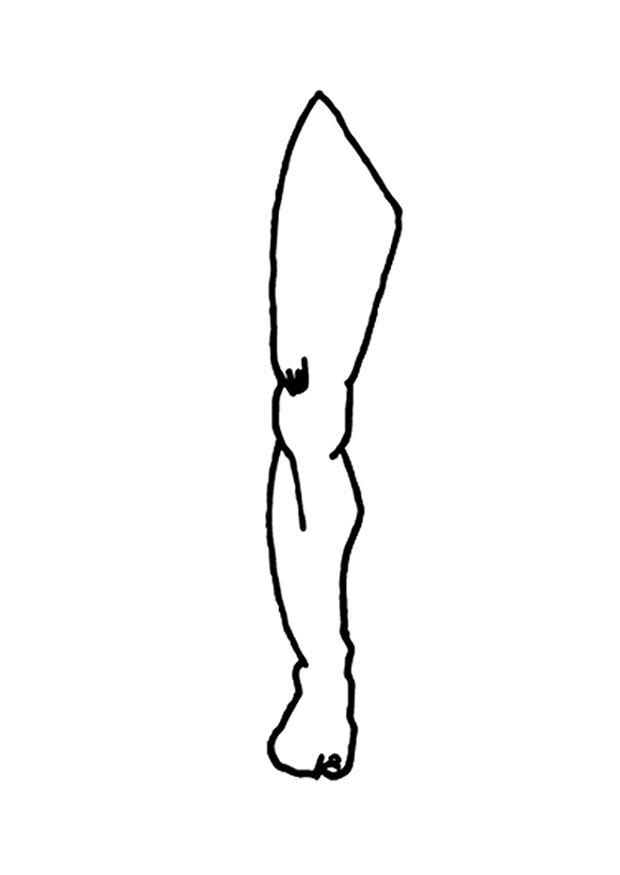 ben Målarbild ben