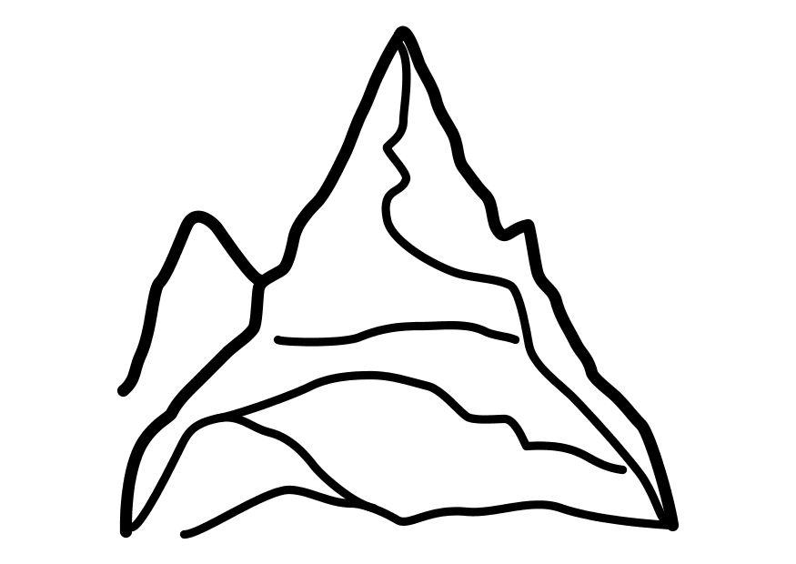berg Målarbild berg