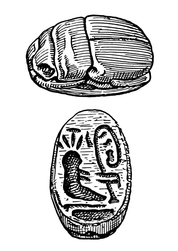 bild av skarabA© Målarbild bild av skarabA©