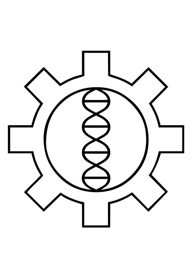 biohacking gen teknik Målarbild biohacking gen teknik