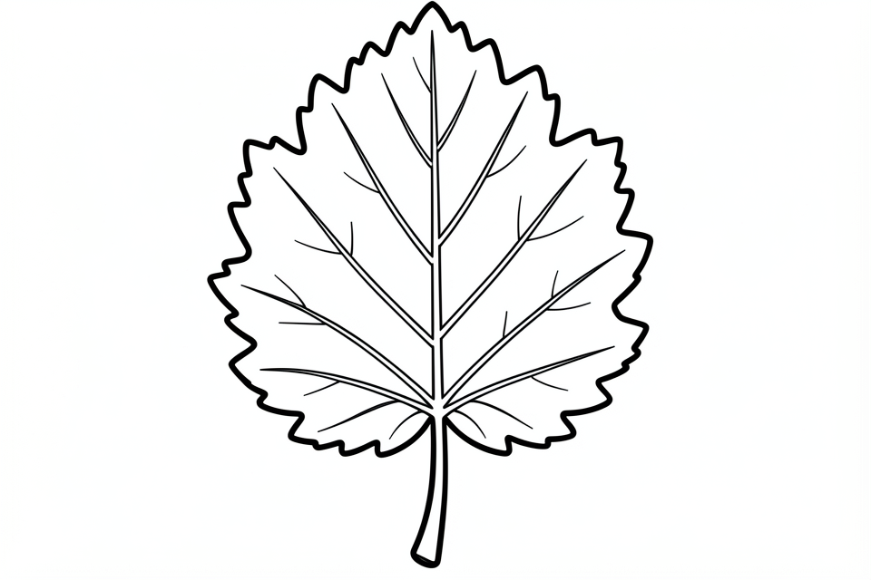 blad Målarbild blad