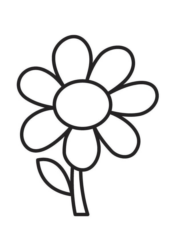 Målarbild blomma
