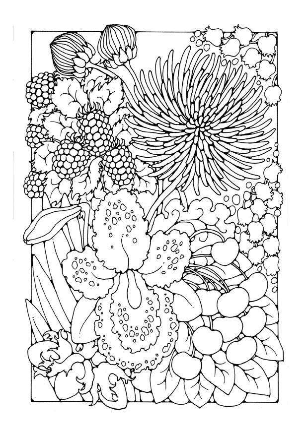 blommig Målarbild blommig
