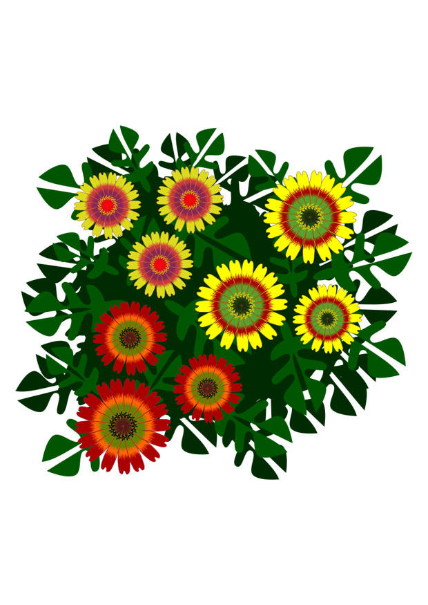 bild blommig