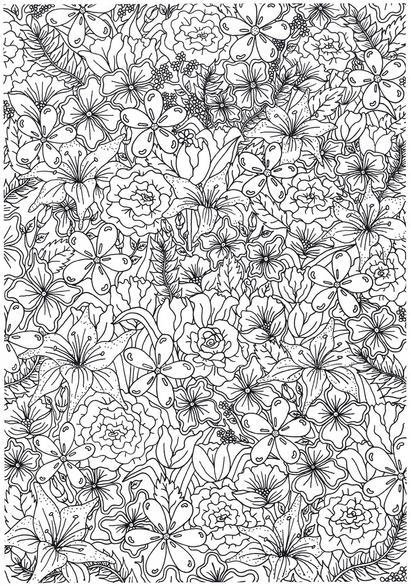 blommor Målarbild blommor