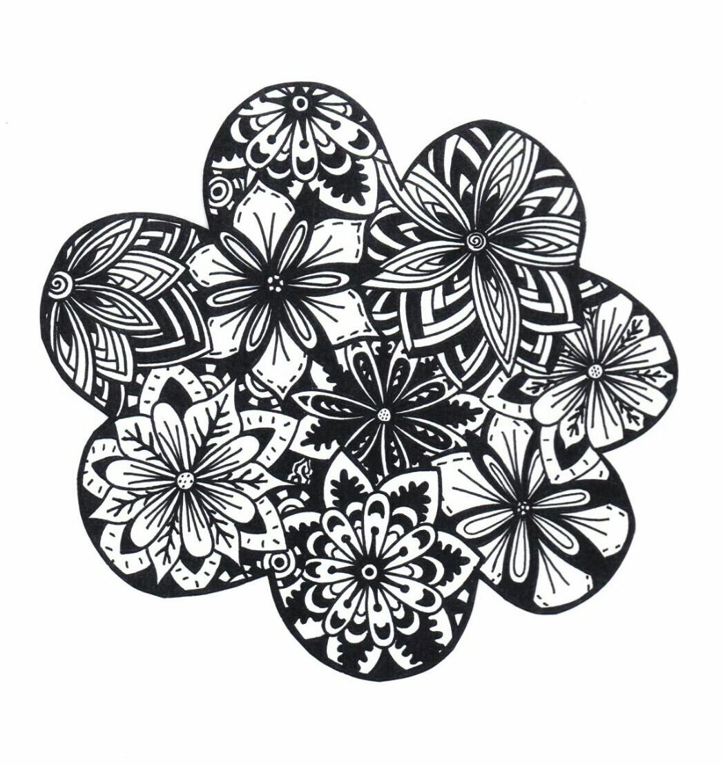 blommor Målarbild blommor