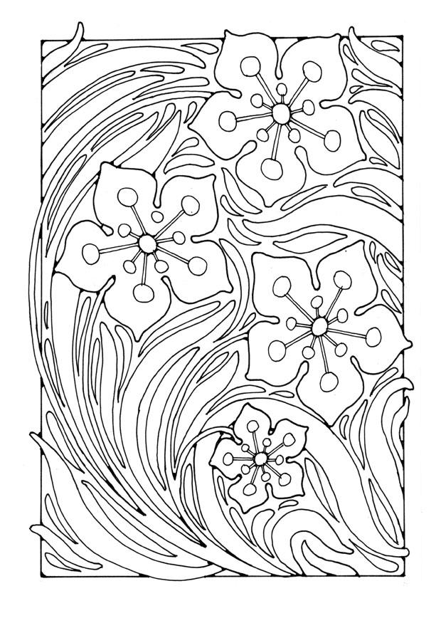 Målarbild blomstermA¶nter