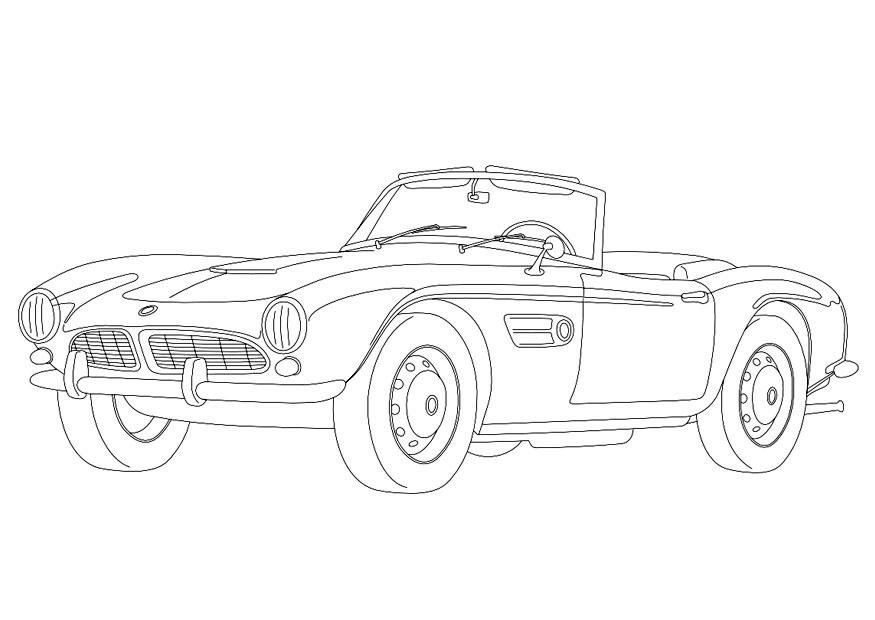 bmw 507 Målarbild bmw 507