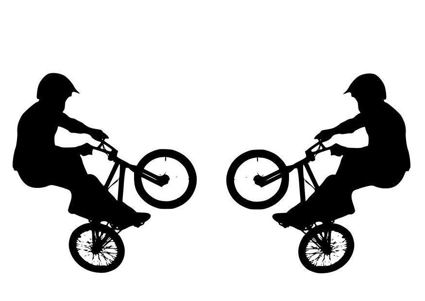 bmx Målarbild bmx