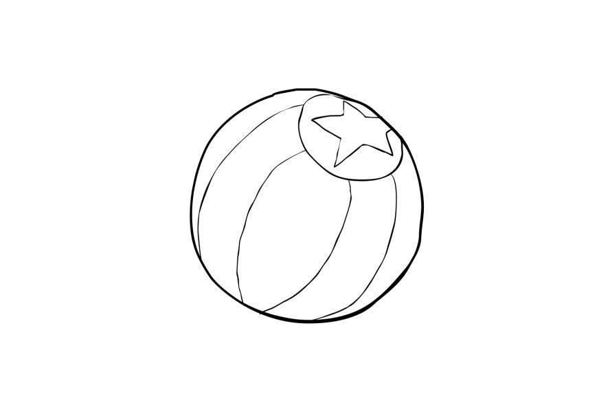 boll Målarbild boll