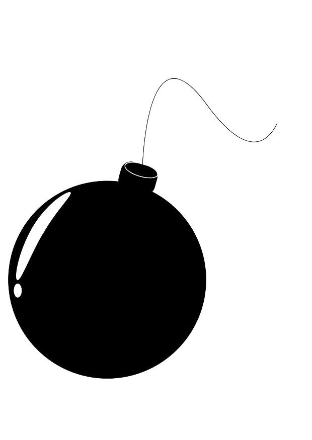 bomb Målarbild bomb