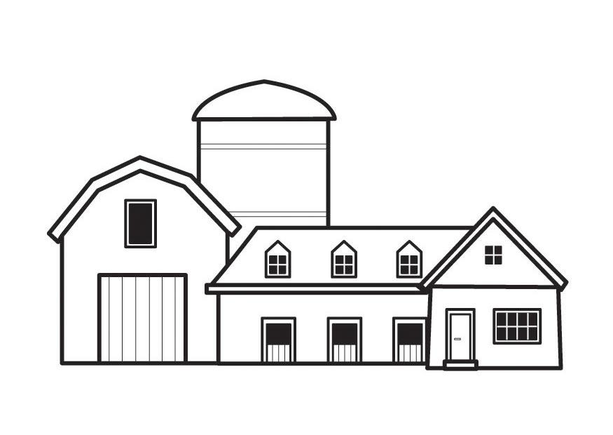 bondgA¥rd Målarbild bondgA¥rd