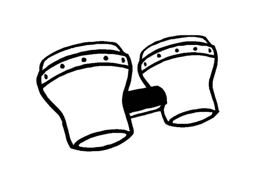bongotrummor Målarbild bongotrummor