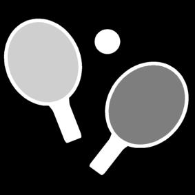 bordtennis Målarbild bordtennis