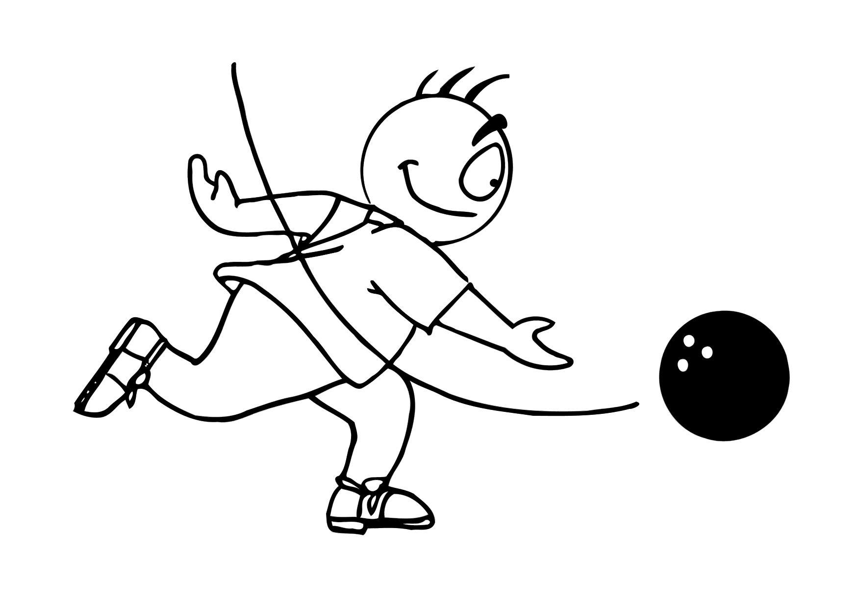 bowla Målarbild bowla