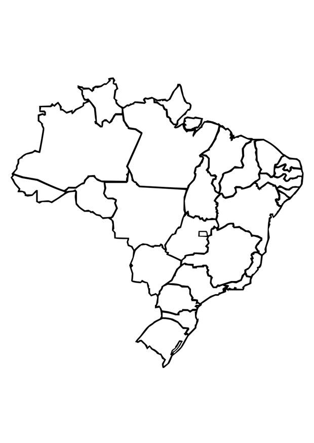 brasilien Målarbild brasilien