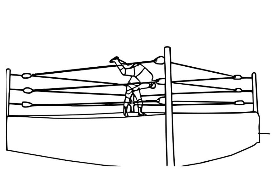 Målarbild brottning