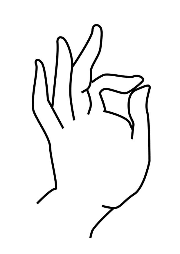 buddha hand Målarbild buddha hand