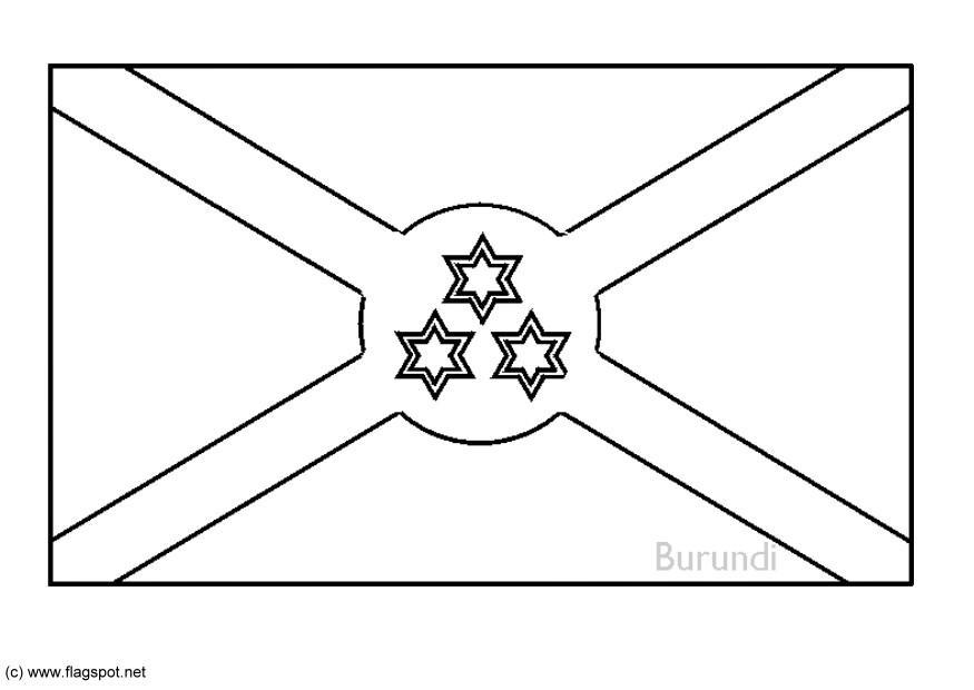burundi Målarbild burundi