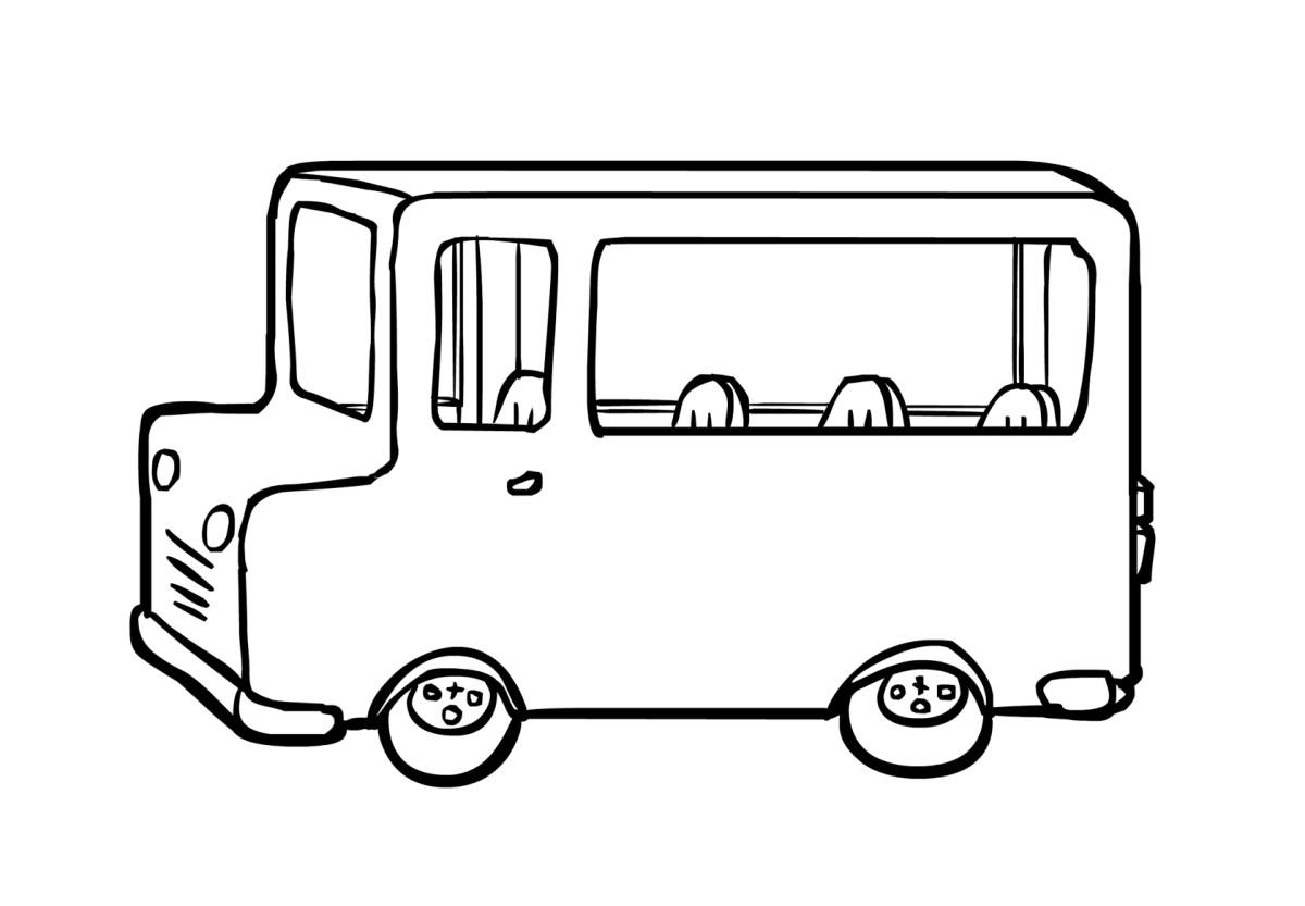 buss Målarbild buss