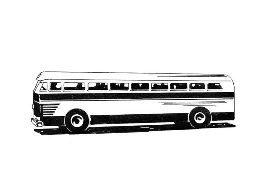 buss Målarbild buss