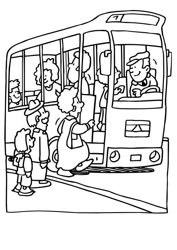 buss Målarbild buss