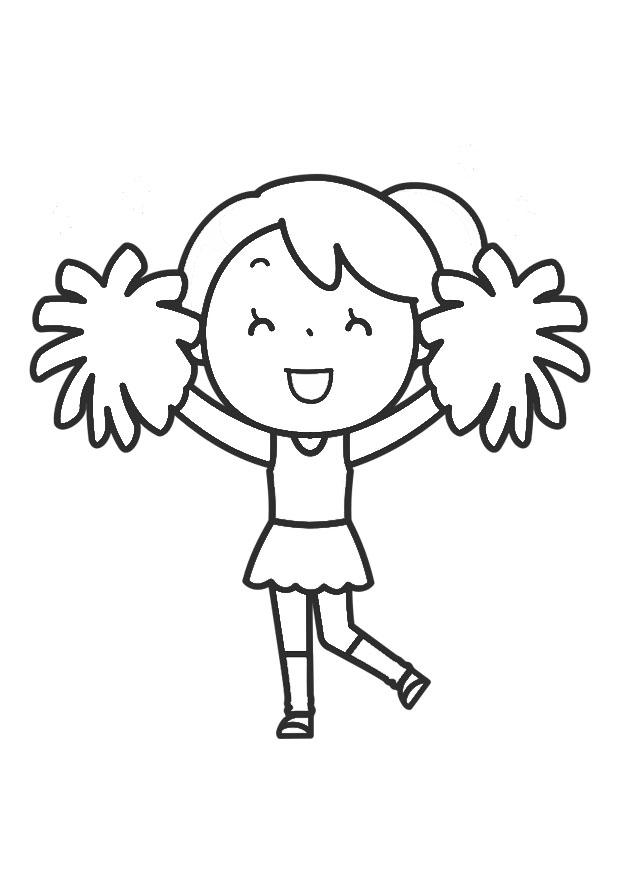 cheerleading Målarbild cheerleading