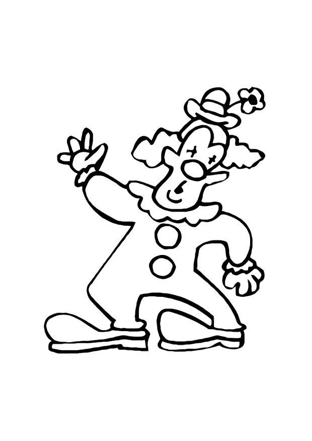 clown Målarbild clown