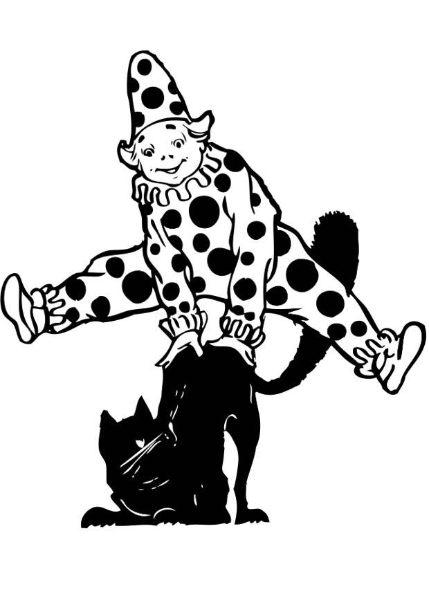 clown Målarbild clown