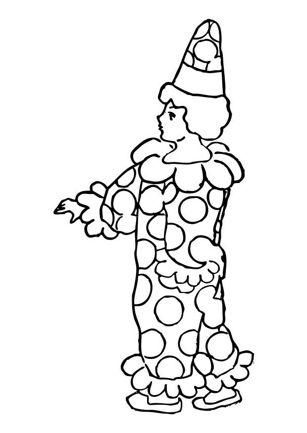 clown Målarbild clown