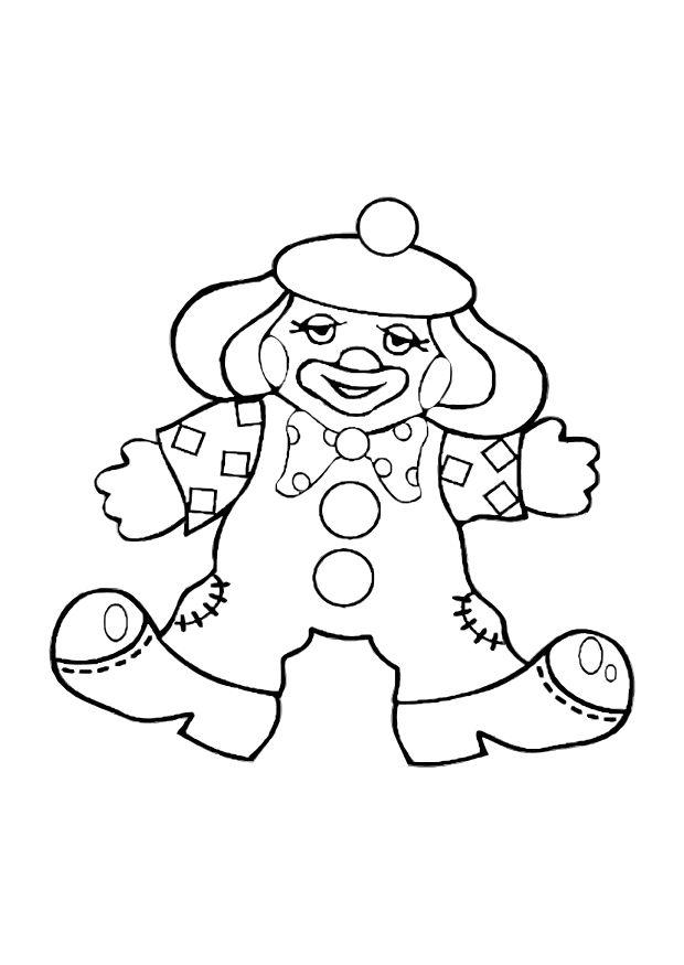 clown Målarbild clown