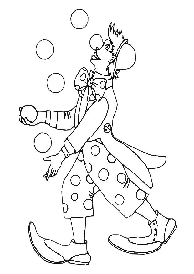clown Målarbild clown