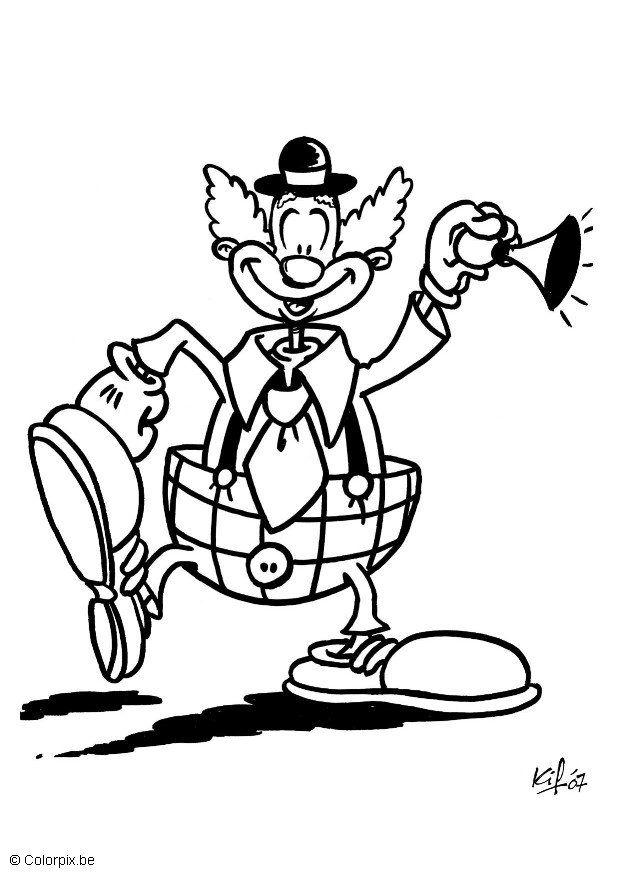 clown Målarbild clown