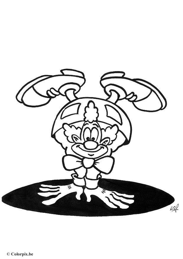 clown Målarbild clown