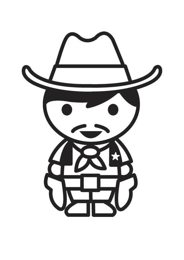 cowboy Målarbild cowboy