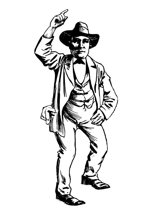 cowboy Målarbild cowboy