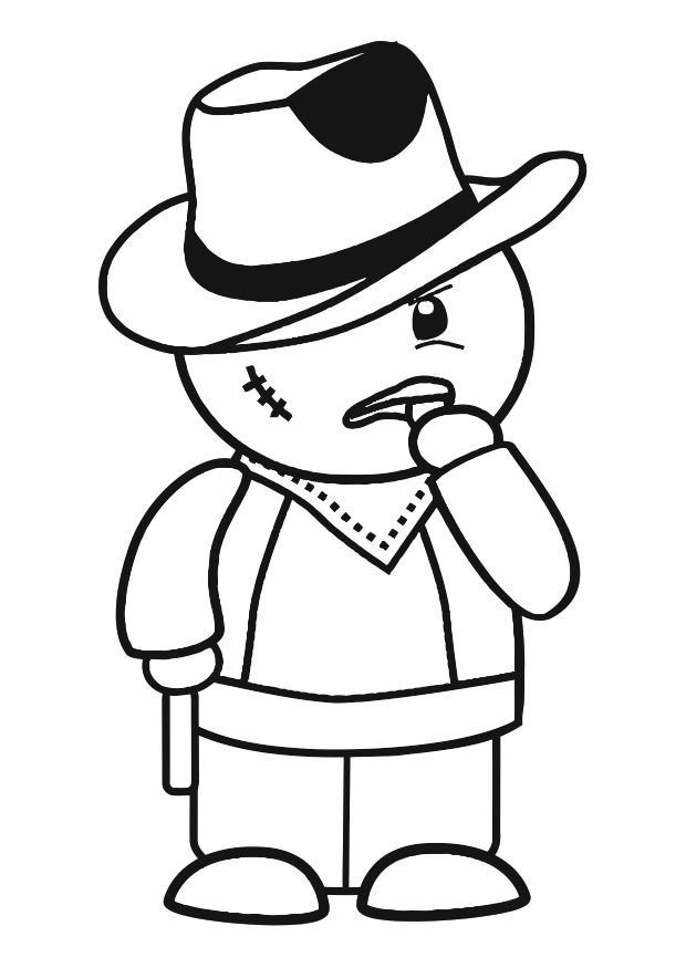 cowboy Målarbild cowboy
