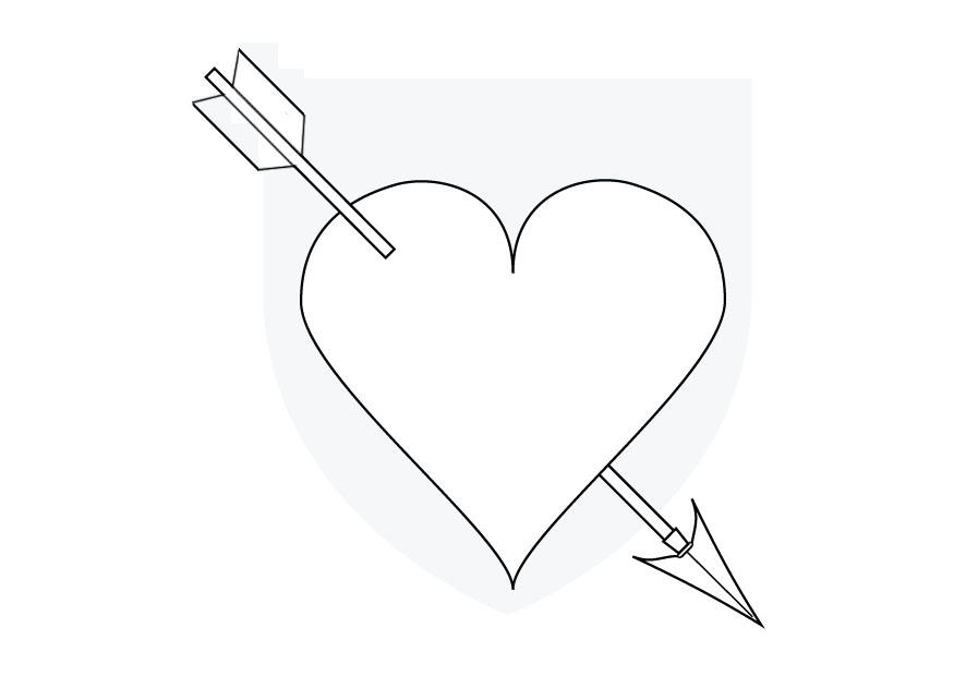 cupidos hjA¤rta Målarbild cupidos hjA¤rta