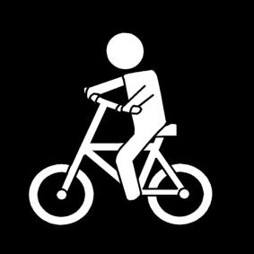 cykla Målarbild cykla