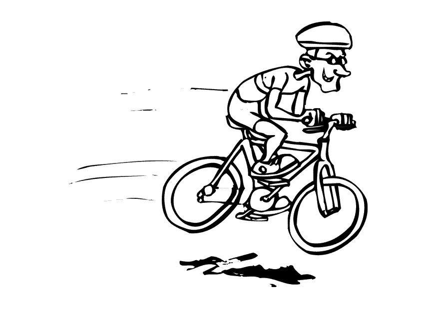 cykling Målarbild cykling